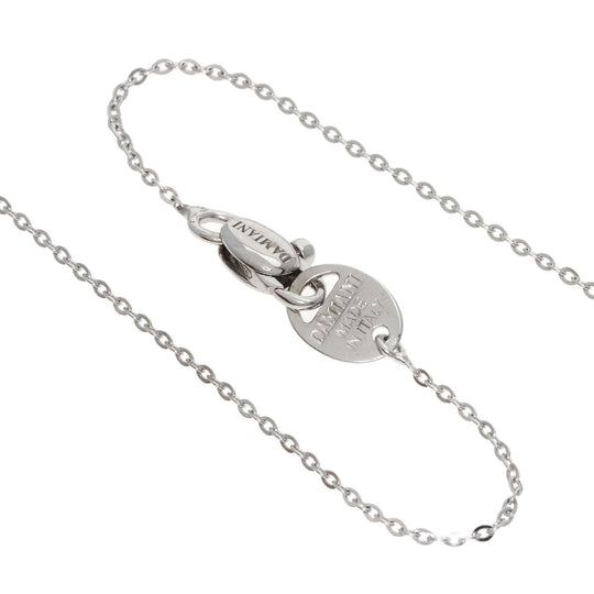 Damiani Necklace K18WG Silver Belle Epoque Heart Ruby Diamond