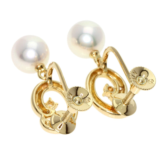TASAKI Earring 18K Yellow Gold gold Pearl pearl diamond Women Used Authentic