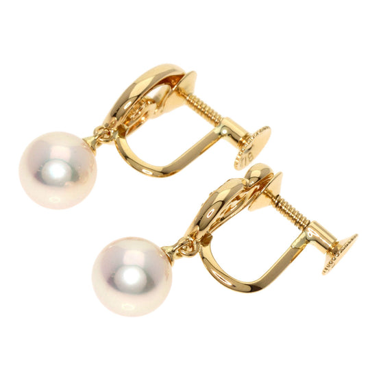 TASAKI Earring 18K Yellow Gold gold Pearl pearl diamond Women Used Authentic