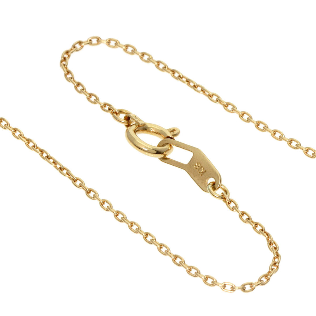 STAR JEWELRY Necklace 18K Yellow Gold gold Initial T Women Used Authentic