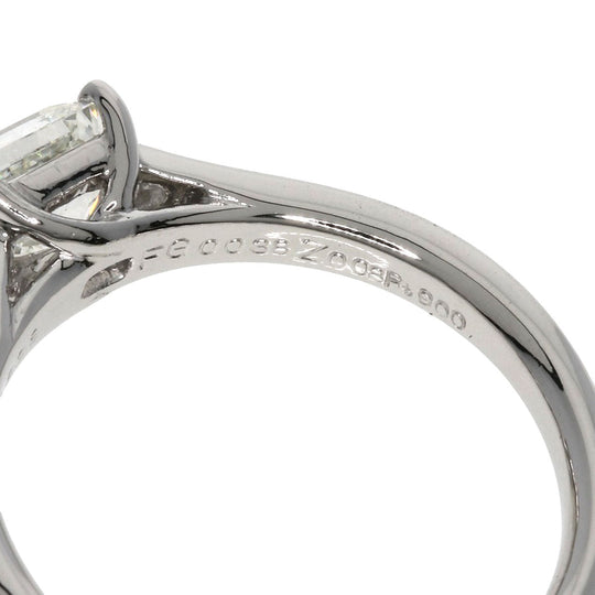 LAZAREKAPLAN Ring PT900 Silver diamond Women Used Authentic