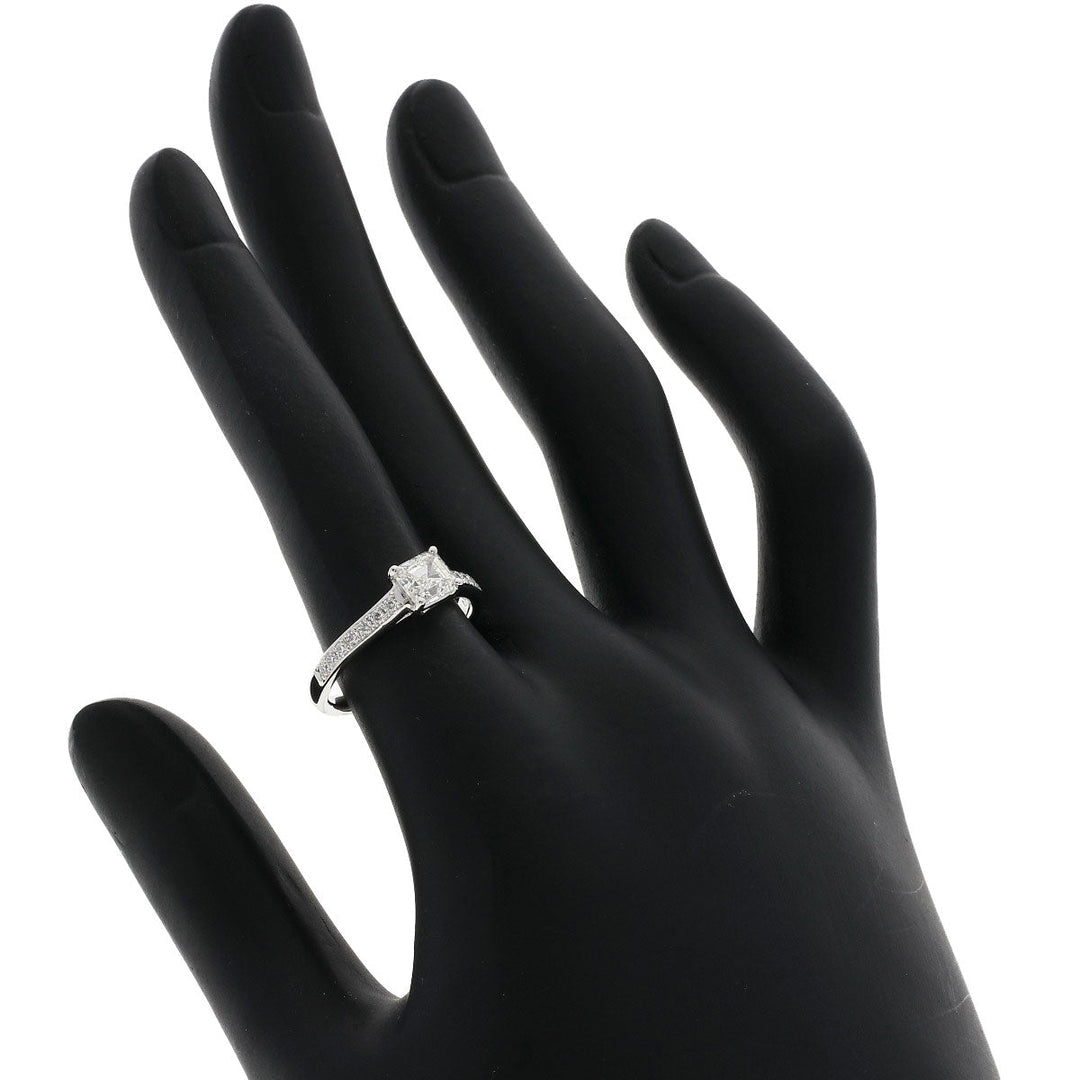 LAZAREKAPLAN Ring PT900 Silver diamond Women Used Authentic