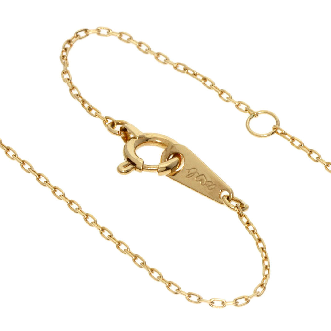 AHKAH Necklace 18K Yellow Gold gold Spindleigh Cross Women Used Authentic