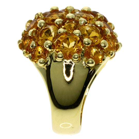 Ponte Vecchio Ring 18K Yellow Gold gold Citrin Women Used Authentic
