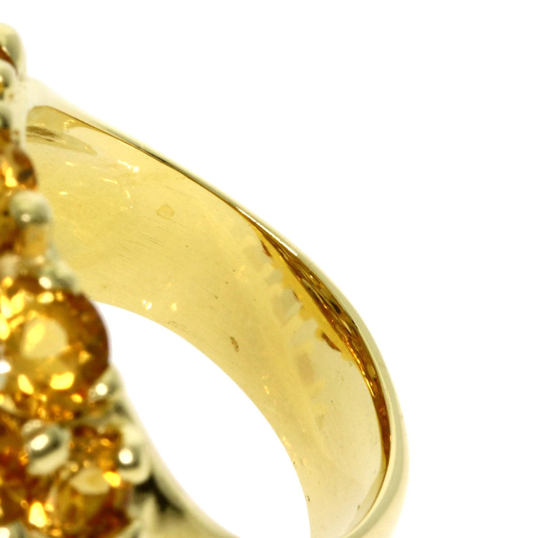 Ponte Vecchio Ring 18K Yellow Gold gold Citrin Women Used Authentic