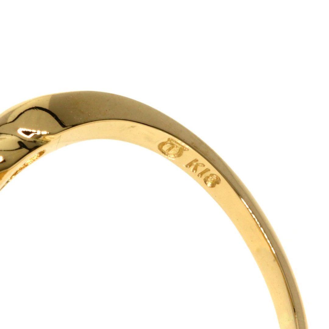 TASAKI Ring 18K Yellow Gold gold 2 set rings Pearl Sapphire Ruby Diamond