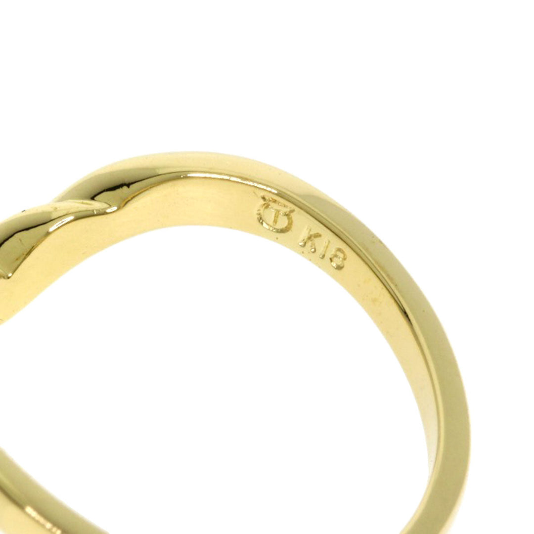 TASAKI Ring 18K Yellow Gold gold 2 set rings Pearl Sapphire Ruby Diamond