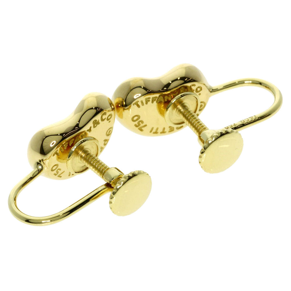TIFFANY&Co. Earring 18K Yellow Gold gold Bean Women Used Authentic