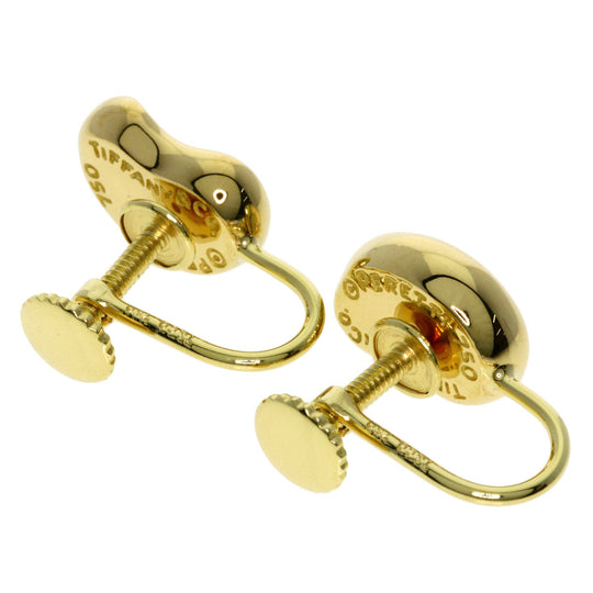 TIFFANY&Co. Earring 18K Yellow Gold gold Bean Women Used Authentic
