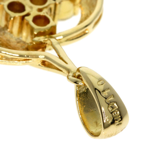 MIKIMOTO Pendant top 18K Yellow Gold gold diamond