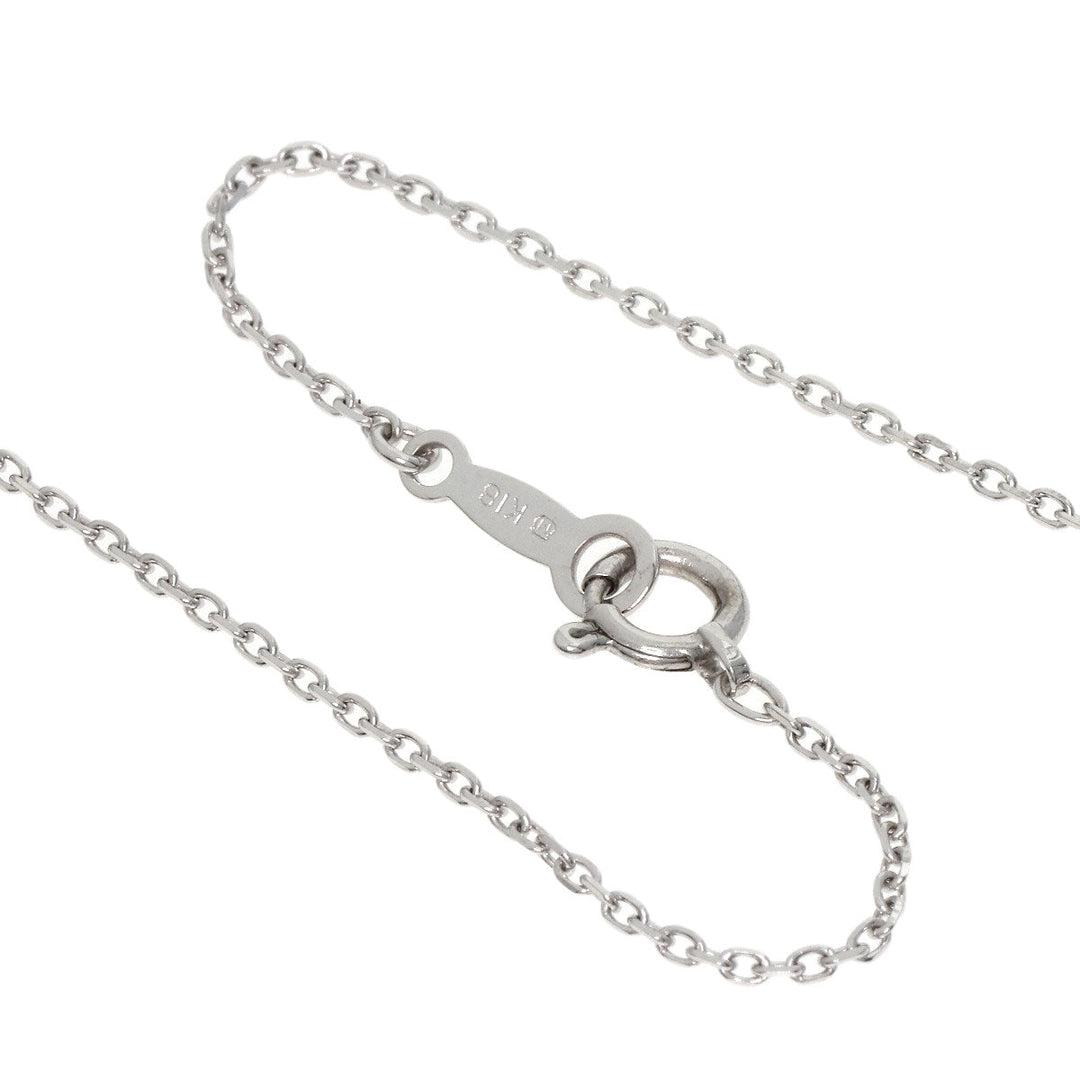 MIKIMOTO Necklace K18WG Silver Ruby Sapphire Diamond