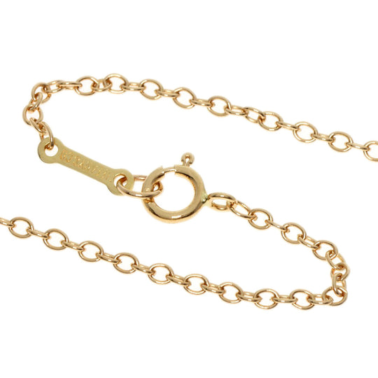 TIFFANY&Co. Necklace 18K Yellow Gold gold Open Heart Large Pav Diamond Women Used Authentic