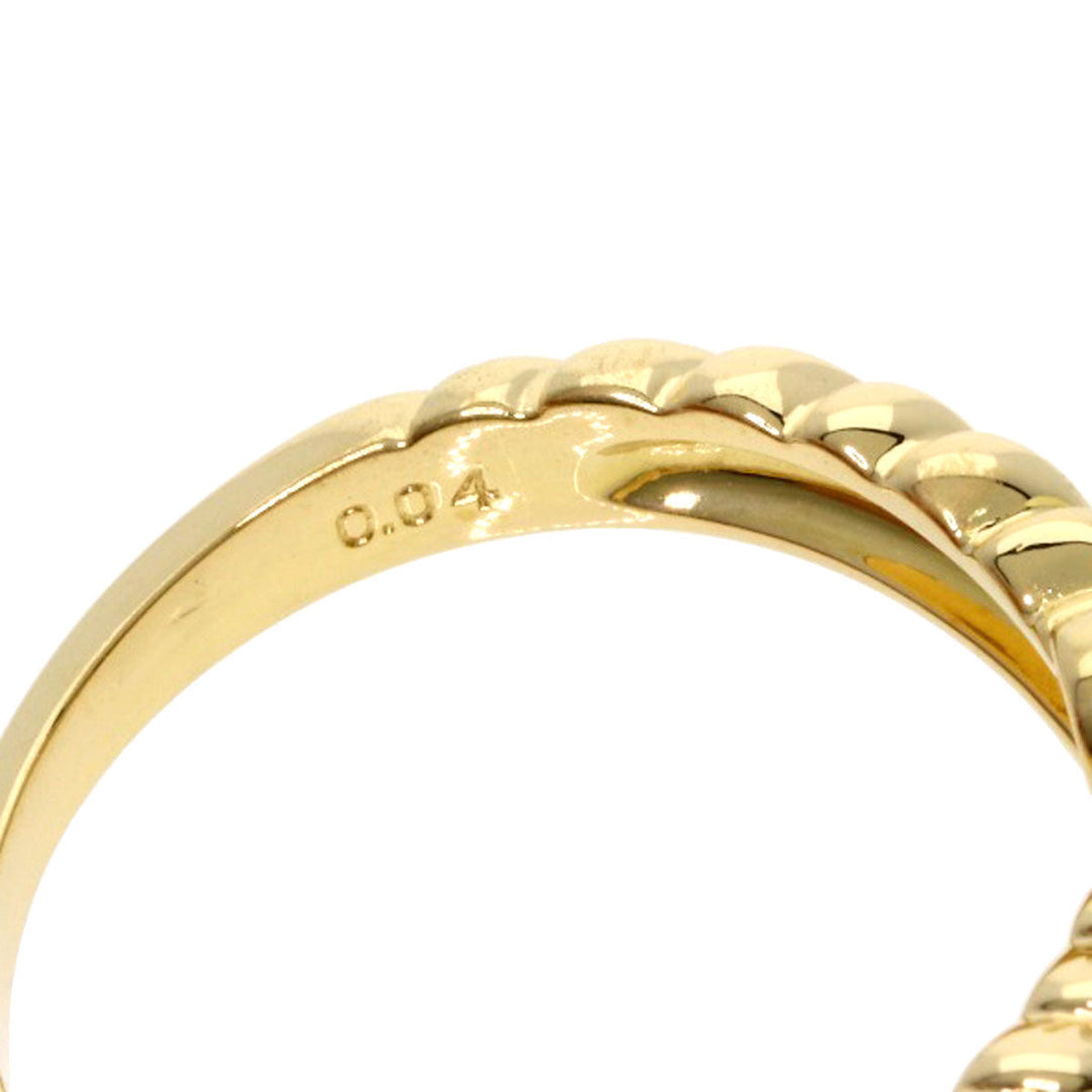 TASAKI Ring 18K Yellow Gold gold Akoya Pearl Diamond Women Used Authentic