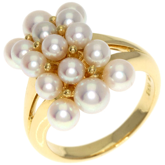 MIKIMOTO Ring 18K Yellow Gold gold Pearl Women Used Authentic
