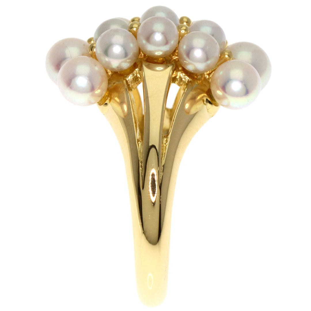 MIKIMOTO Ring 18K Yellow Gold gold Pearl Women Used Authentic
