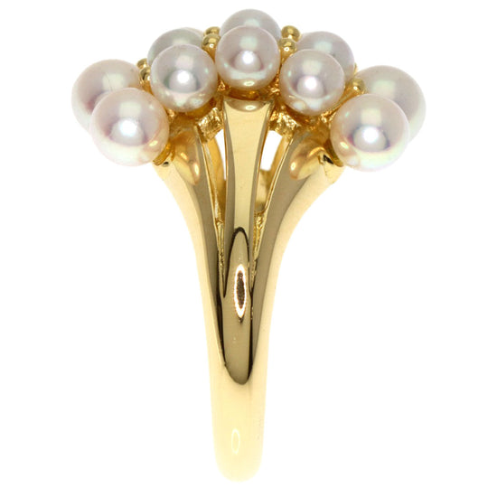 MIKIMOTO Ring 18K Yellow Gold gold Pearl Women Used Authentic