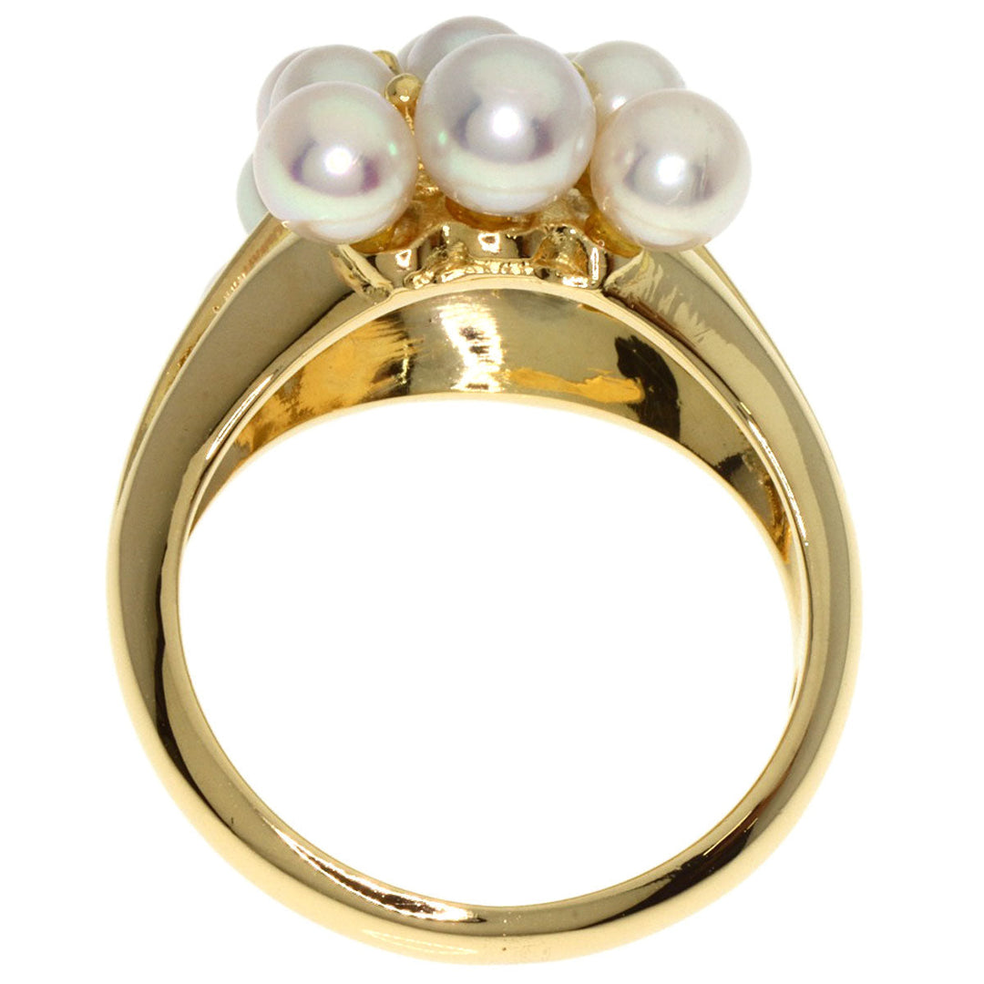 MIKIMOTO Ring 18K Yellow Gold gold Pearl Women Used Authentic