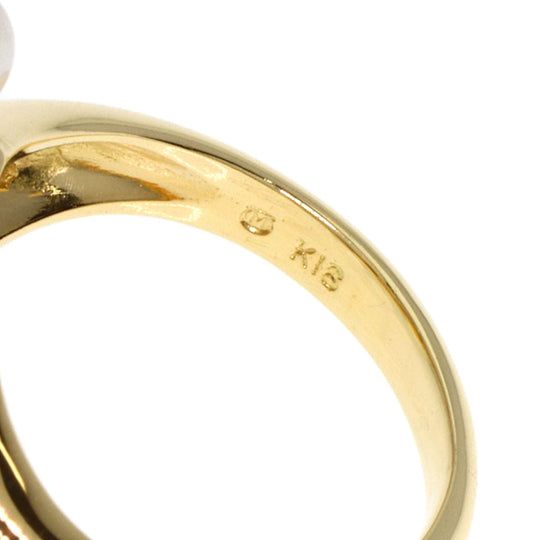 MIKIMOTO Ring 18K Yellow Gold gold Pearl Women Used Authentic