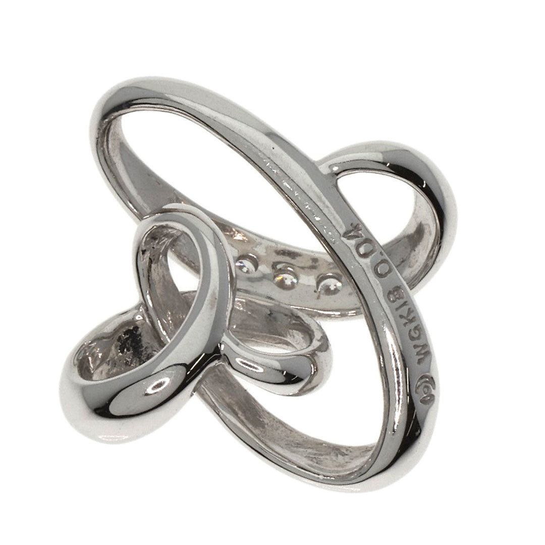 TASAKI Pendant top K18WG Silver diamond