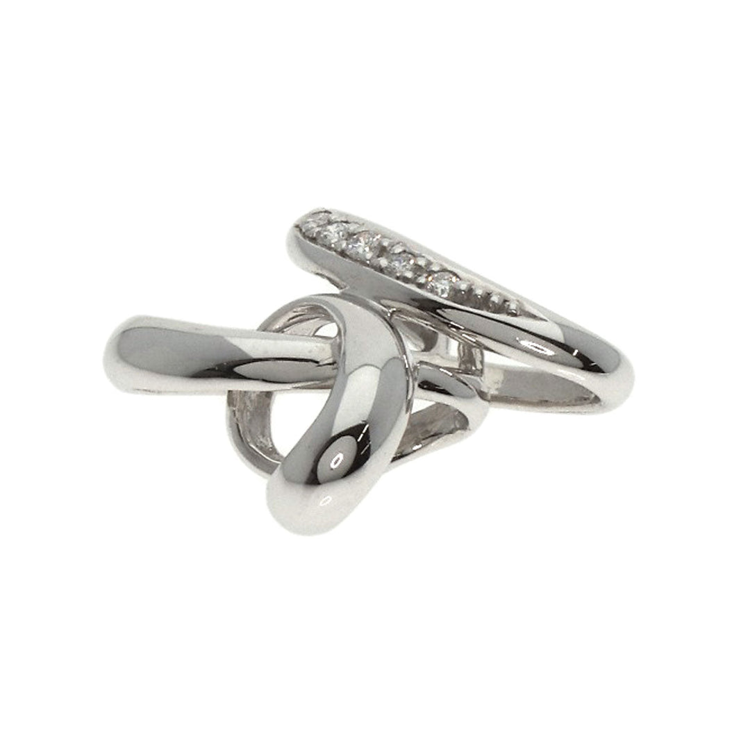 TASAKI Pendant top K18WG Silver diamond