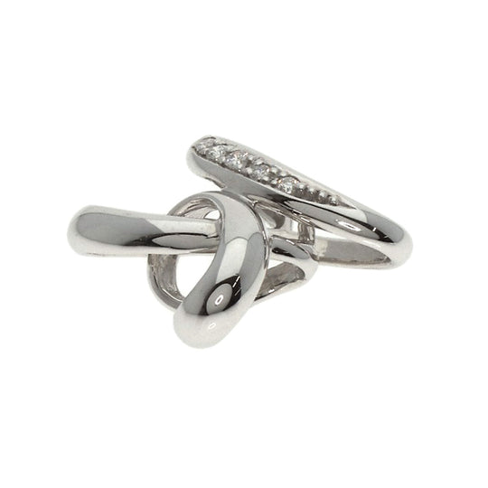 TASAKI Pendant top K18WG Silver diamond