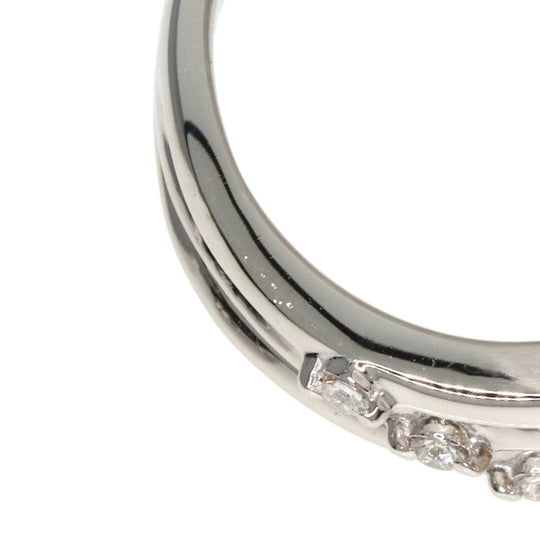 TASAKI Ring PT900 Silver Pearl pearl diamond