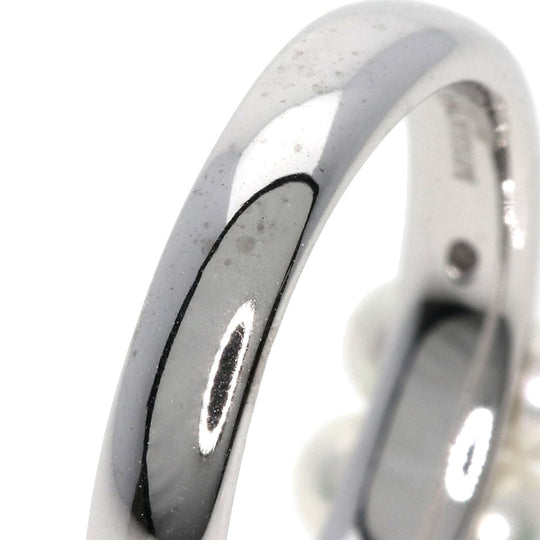 MIKIMOTO Ring K18WG Silver Pearl pearl diamond Women Used Authentic