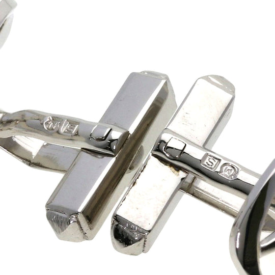 MIKIMOTO cuffs SV Silver Pearl Brooch Pin Set of 2 mens Used Authentic