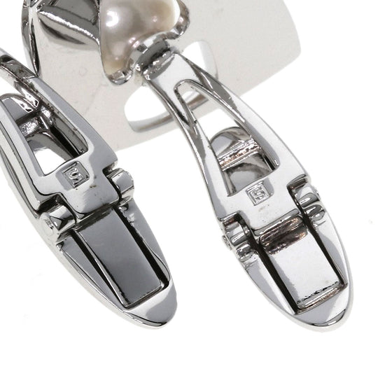 MIKIMOTO cuffs SV Silver Akoya pearl Pearl mens Used Authentic