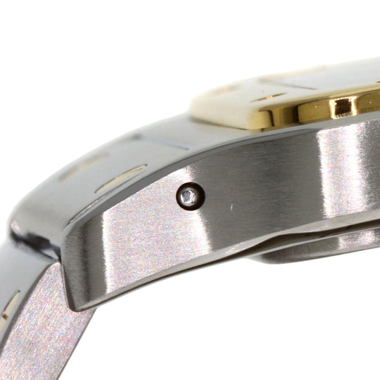 CARTIER Watches Quartz W20011C4 Stainless Steel , SSxK18YG gold Santosgalbe LM Ivory dial mens Used Authentic