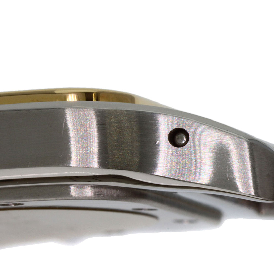 CARTIER Watches Quartz W20011C4 Stainless Steel , SSxK18YG gold Santosgalbe LM Ivory dial mens Used Authentic