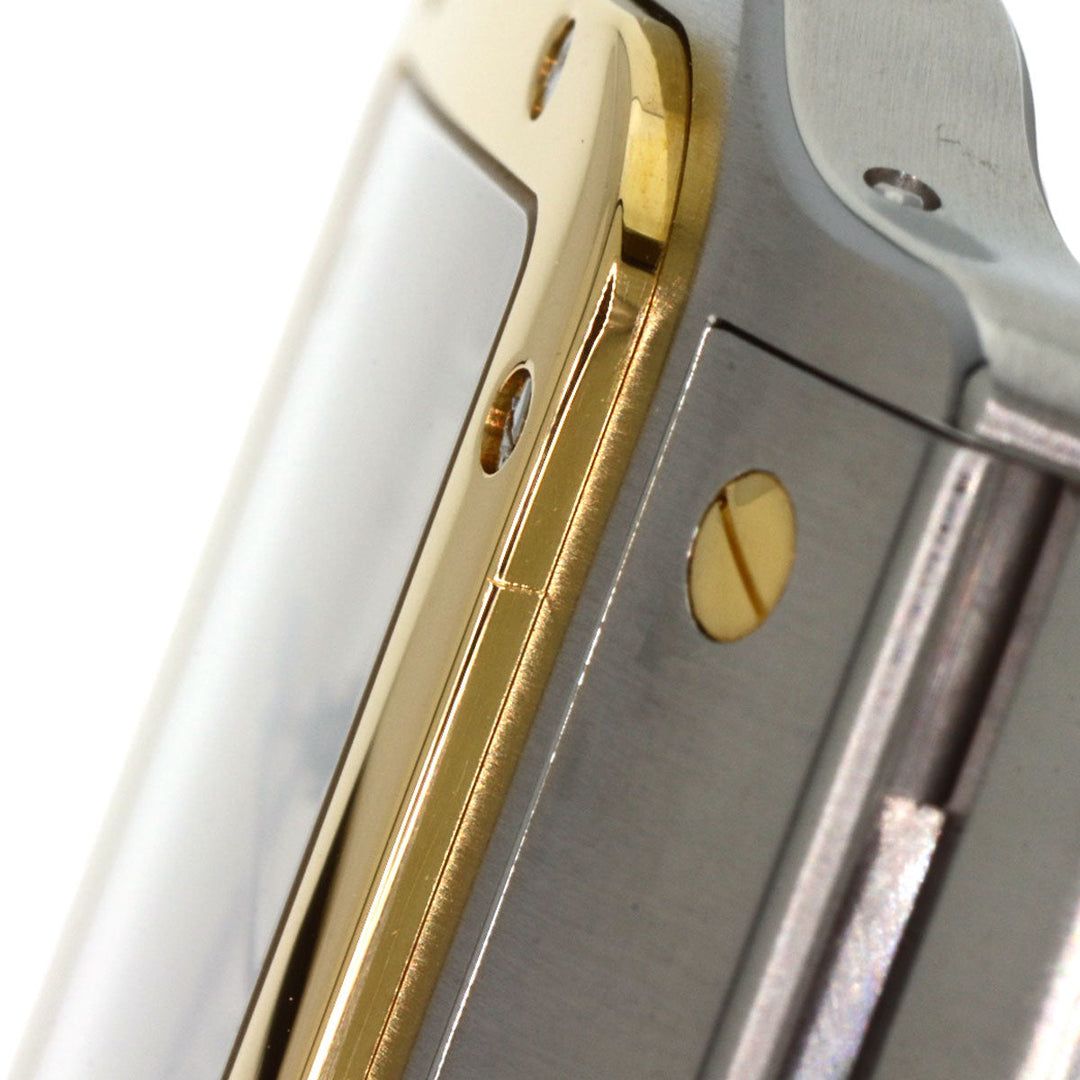 CARTIER Watches Quartz W20011C4 Stainless Steel , SSxK18YG gold Santosgalbe LM Ivory dial mens Used Authentic