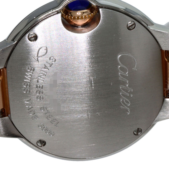 CARTIER Watches Quartz W6920034 Stainless Steel gold Baron Blue SM 1.1 " Pink shell dial