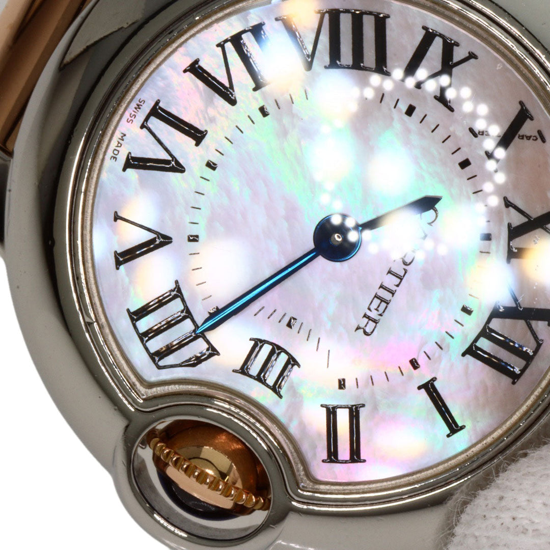 CARTIER Watches Quartz W6920034 Stainless Steel gold Baron Blue SM 1.1 " Pink shell dial