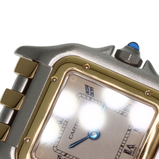 CARTIER Watches Quartz W25029B6 Stainless Steel , SSxK18YG gold PANTHERE SM 3ROW Ivory dial Women Used Authentic