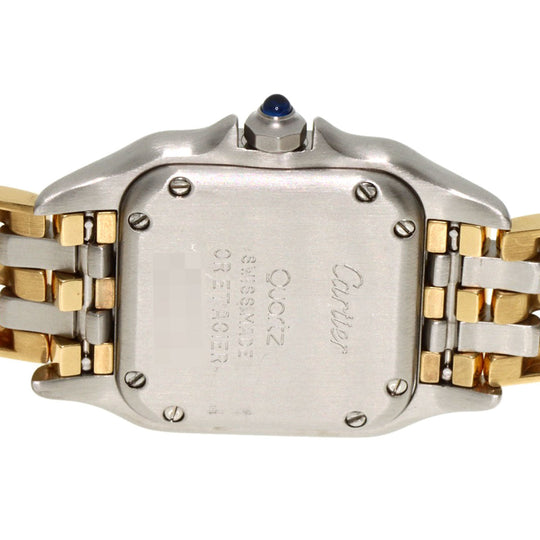 CARTIER Watches Quartz W25029B6 Stainless Steel , SSxK18YG gold PANTHERE SM 3ROW Ivory dial Women Used Authentic
