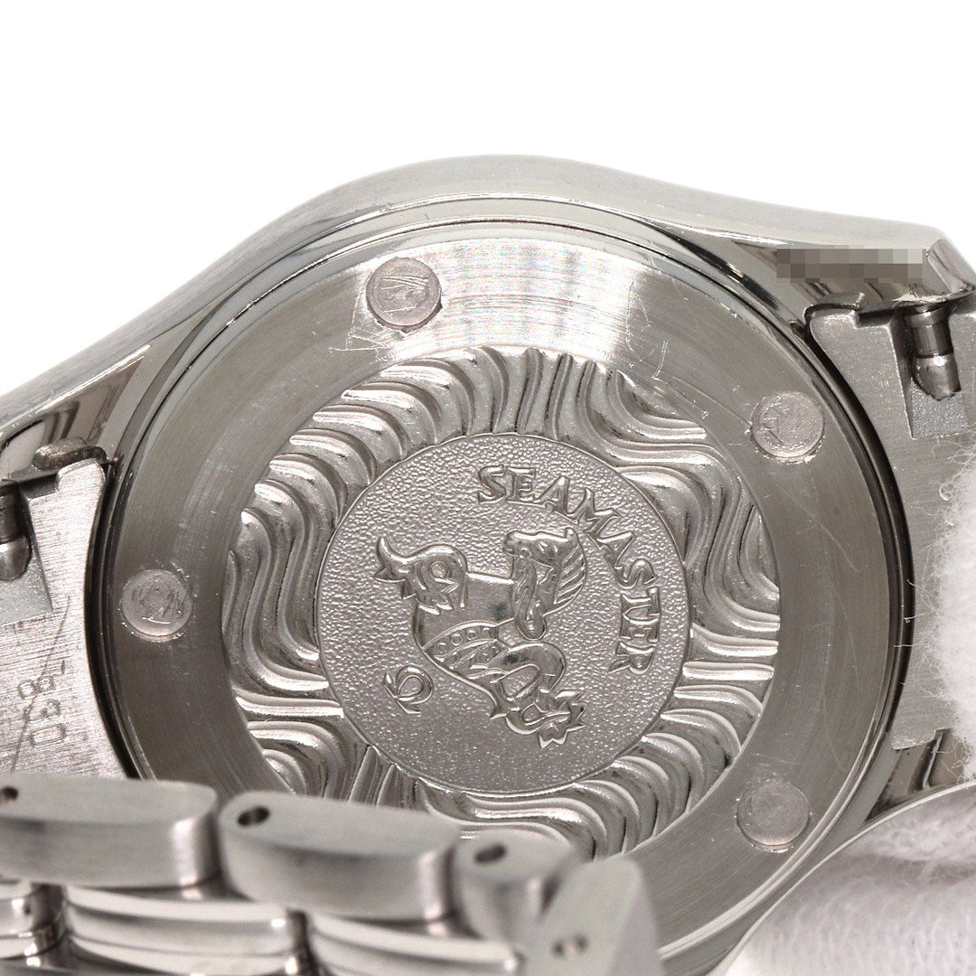 OMEGA Watches Quartz 2581.81.00 Stainless Steel , Stainless Steel Silver Seamaster120 blue dial Women Used Authentic