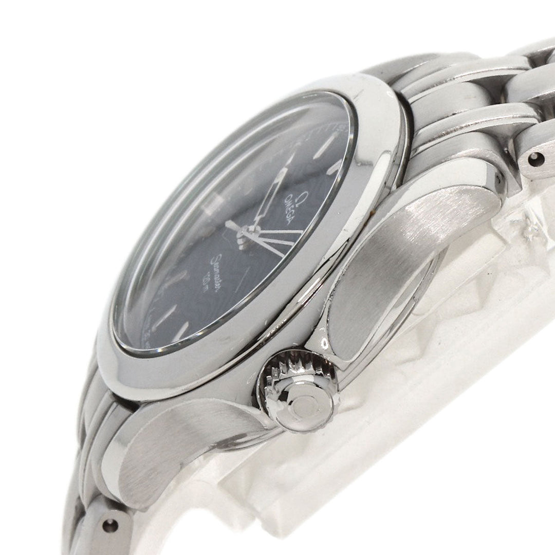OMEGA Watches Quartz 2581.81.00 Stainless Steel , Stainless Steel Silver Seamaster120 blue dial Women Used Authentic