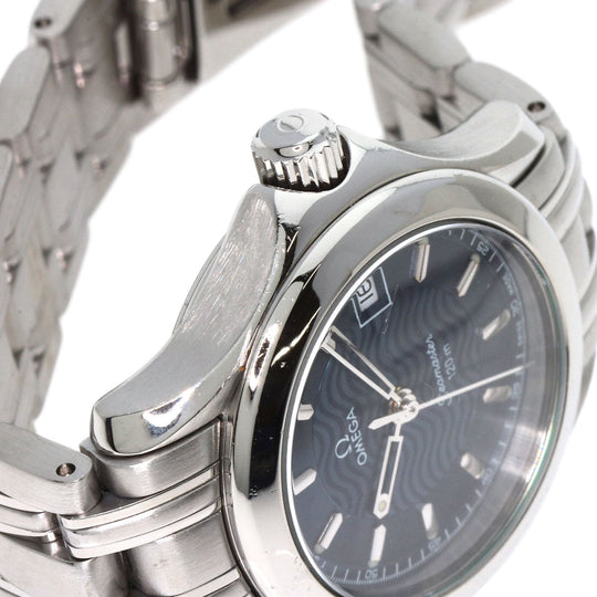 OMEGA Watches Quartz 2581.81.00 Stainless Steel , Stainless Steel Silver Seamaster120 blue dial Women Used Authentic