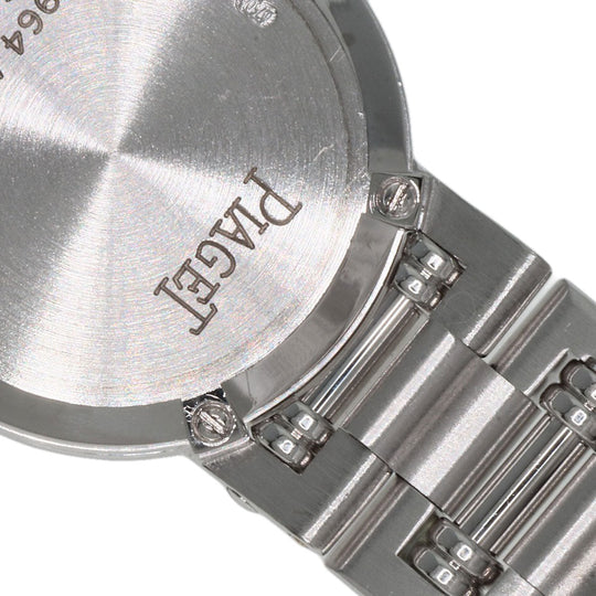 PIAGET Watches Quartz 5964AK81 K18WG, K18WG, Diamond Silver Dancer 6P Bezel Diamond White shell dial Women Used Authentic