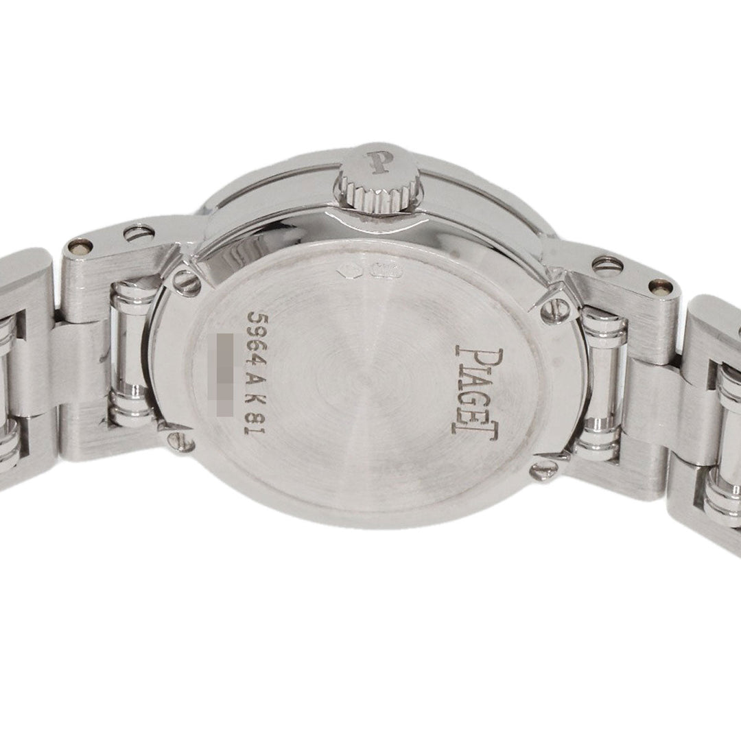 PIAGET Watches Quartz 5964AK81 K18WG, K18WG, Diamond Silver Dancer 6P Bezel Diamond White shell dial Women Used Authentic