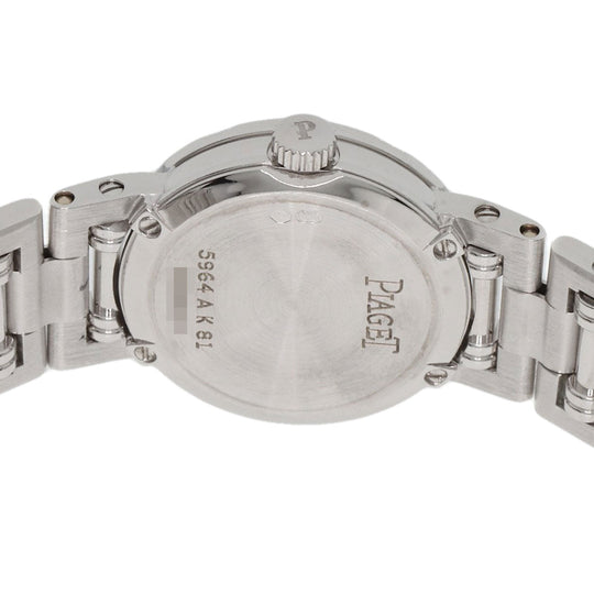 PIAGET Watches Quartz 5964AK81 K18WG, K18WG, Diamond Silver Dancer 6P Bezel Diamond White shell dial Women Used Authentic