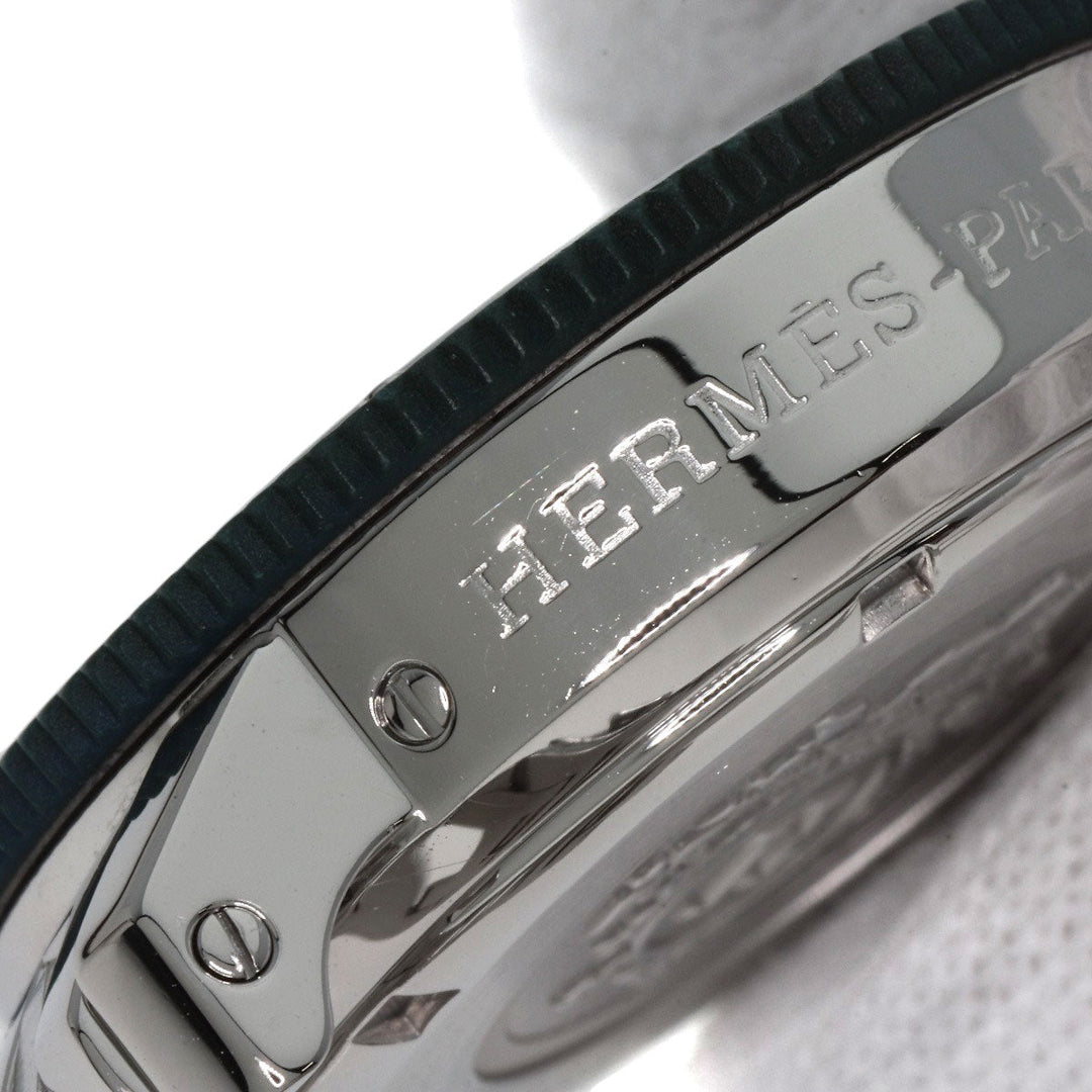 HERMES Watches Quartz CL2.317 Stainless Steel , Stainless Steel Silver Clipper diver blue dial Boys Used Authentic