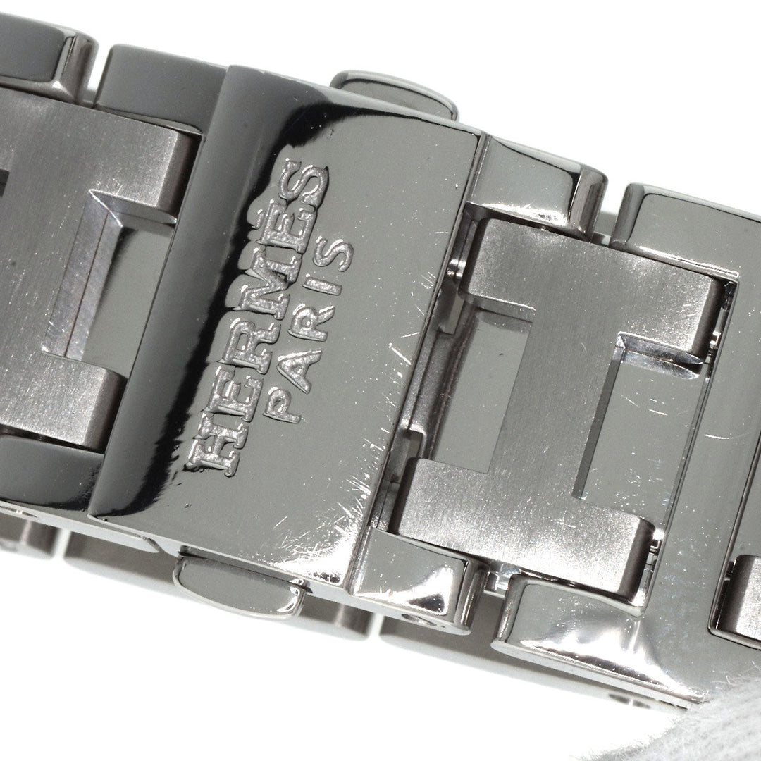 HERMES Watches Quartz CL2.317 Stainless Steel , Stainless Steel Silver Clipper diver blue dial Boys Used Authentic