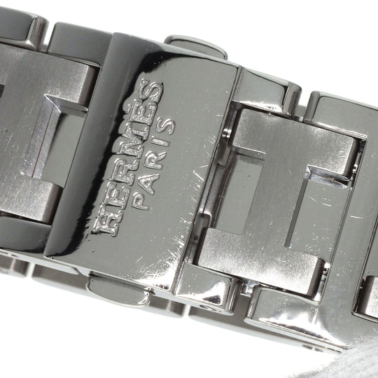 HERMES Watches Quartz CL2.317 Stainless Steel , Stainless Steel Silver Clipper diver blue dial Boys Used Authentic