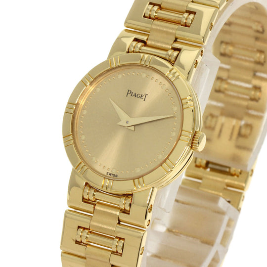 PIAGET Watches Quartz 80563K81 K18YG , K18YG gold dancer gold dial Women Used Authentic