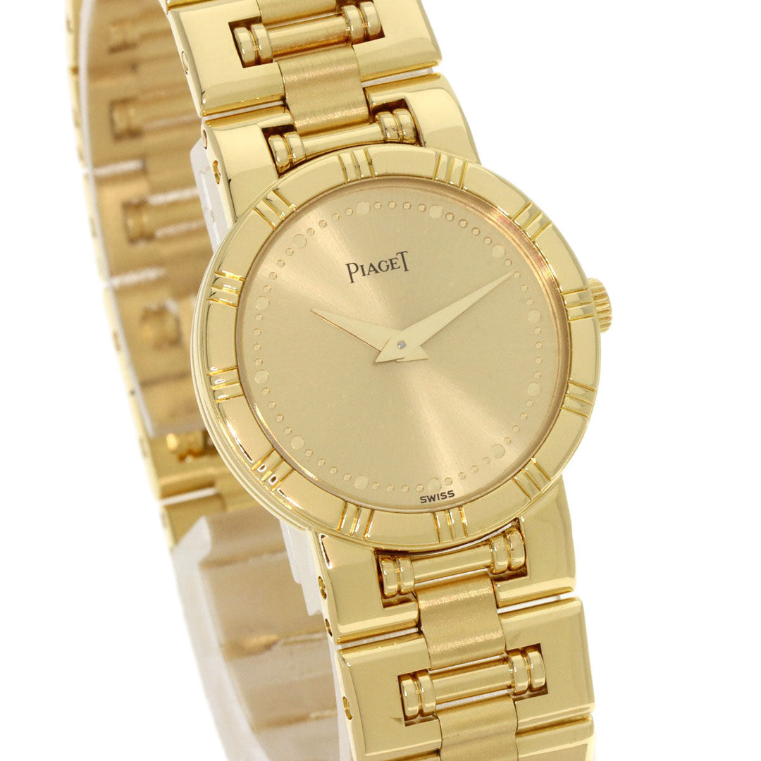 PIAGET Watches Quartz 80563K81 K18YG , K18YG gold dancer gold dial Women Used Authentic