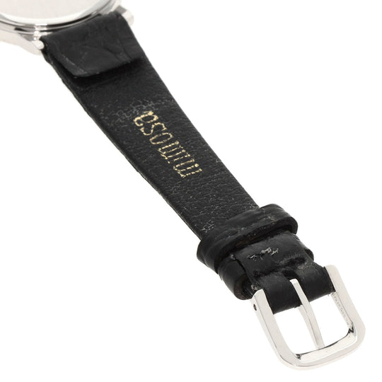 SEIKO Watches Quartz 4J80-0A10 PT950 , leather Silver CREDOR Silver dial Women Used Authentic