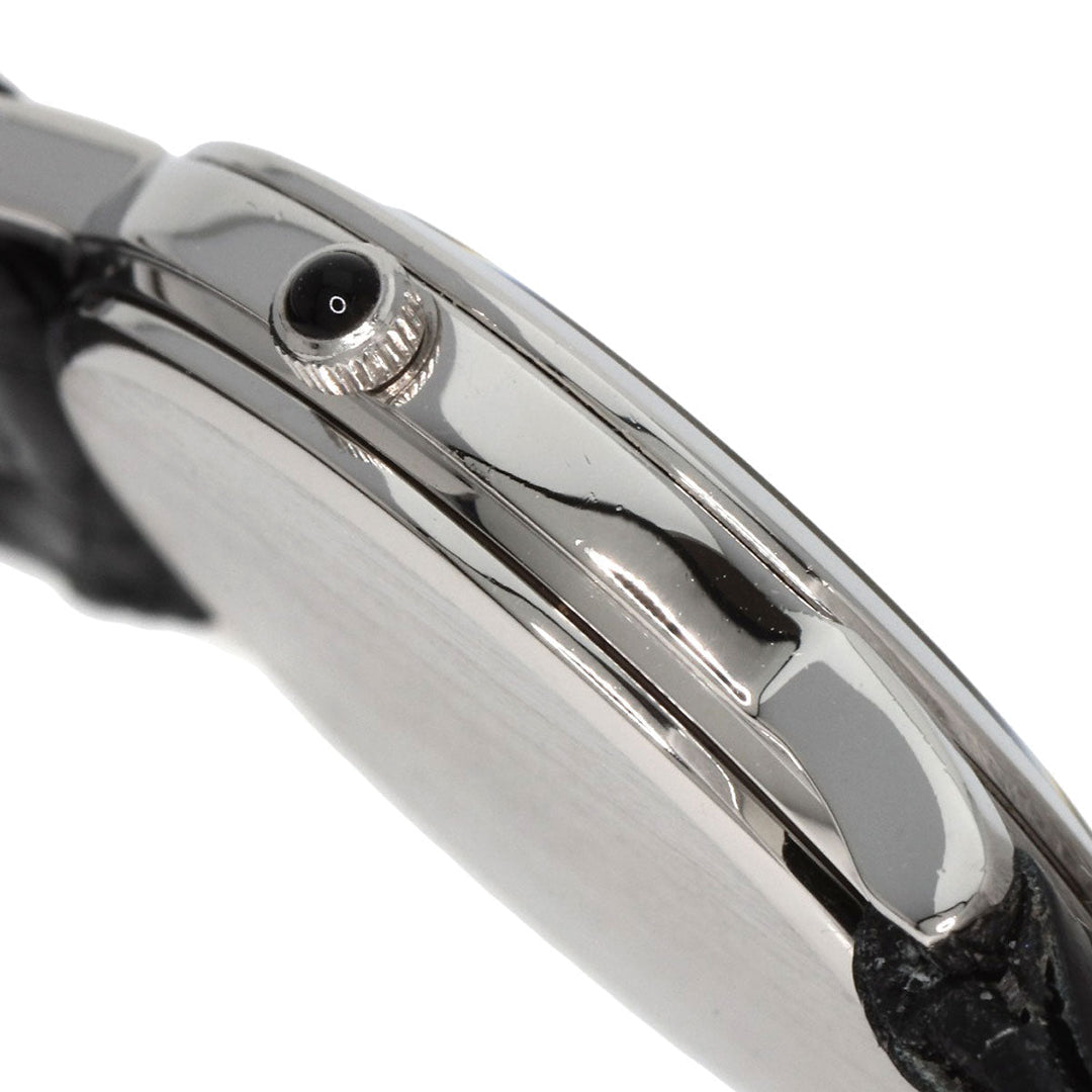 SEIKO Watches Quartz 4J80-0A10 PT950 , leather Silver CREDOR Silver dial Women Used Authentic