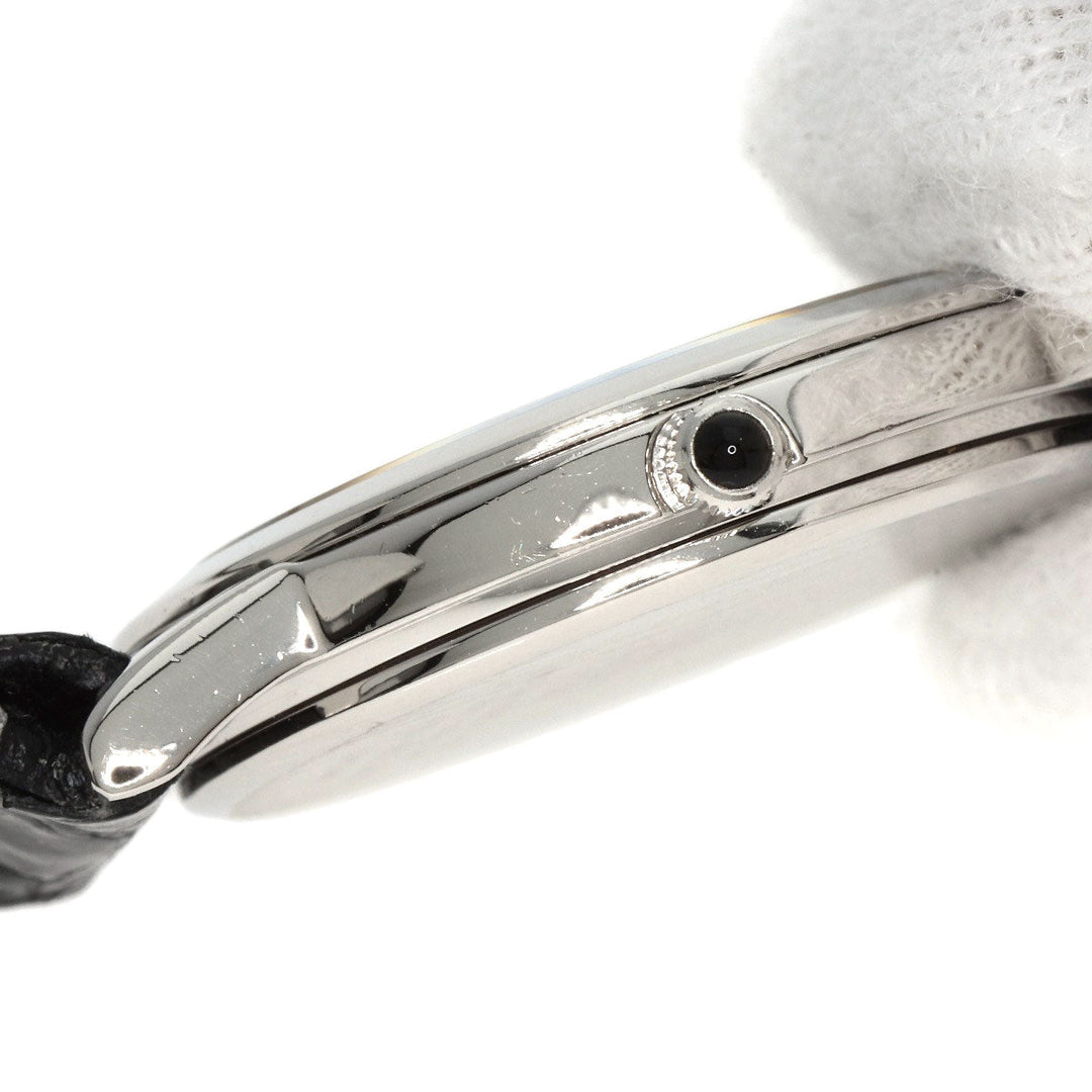 SEIKO Watches Quartz 4J80-0A10 PT950 , leather Silver CREDOR Silver dial Women Used Authentic